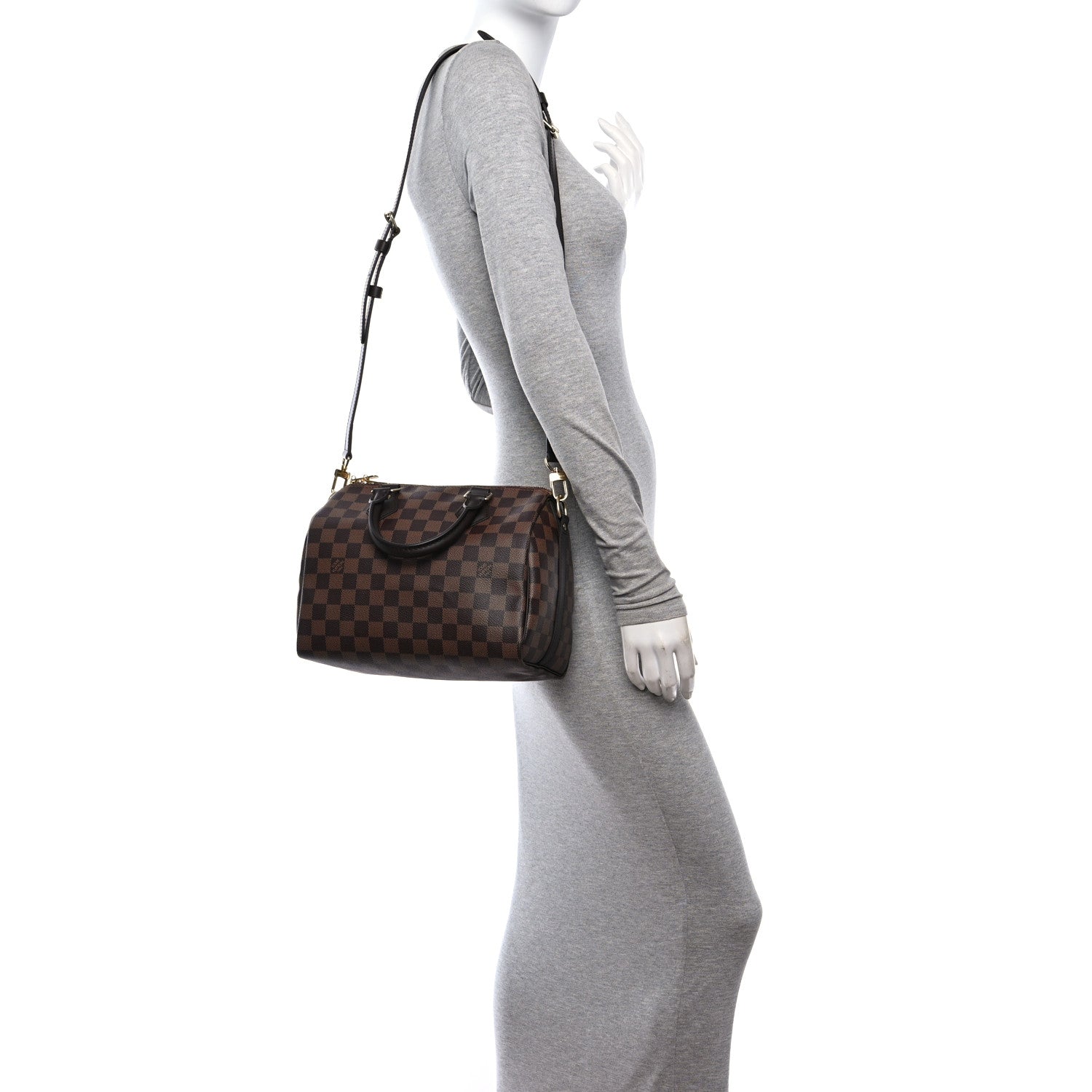 Louis Vuitton Damier Ebene Speedy Bandouliere 25 2 of 12