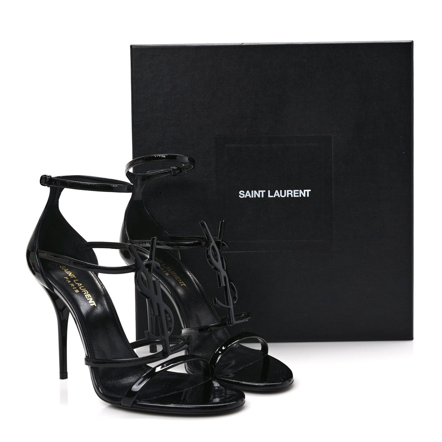 Patent Cassandra 100 Sandals 38.5 Black