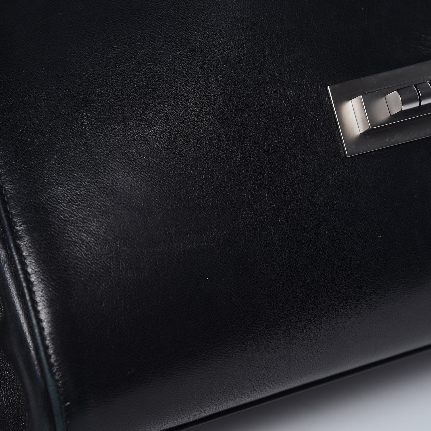 Chanel Lambskin Chocolate Bar Accordion Mademoiselle Flap Black 9 of 16