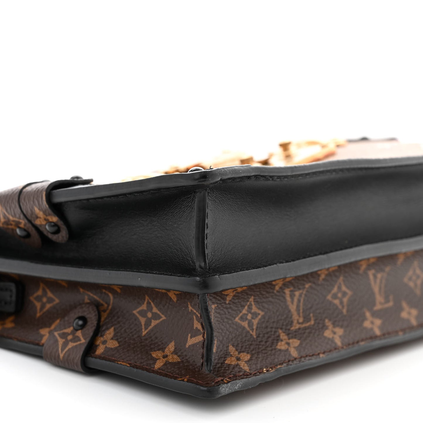 Reverse Monogram Trunk Clutch