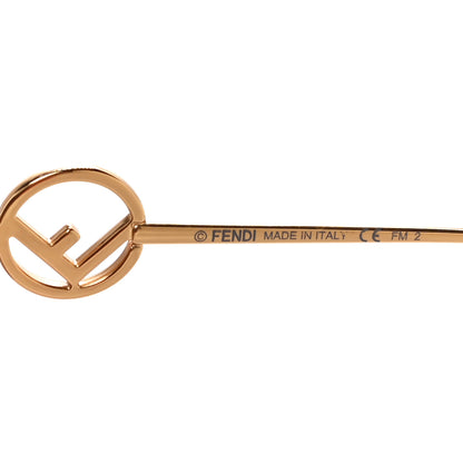 Fendi Acetate Metal F is Fendi FF Butterfly Sunglasses FF 0410/S Havana 6 of 7