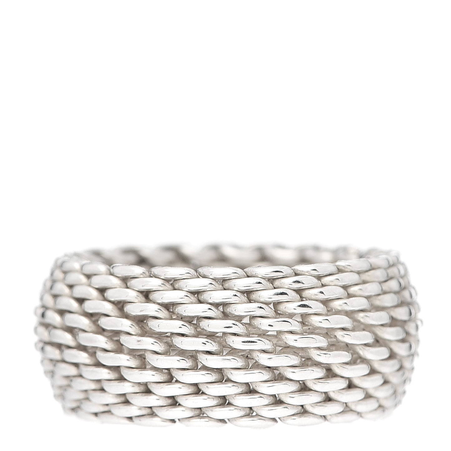 Sterling Silver Somerset Mesh Ring 54 7