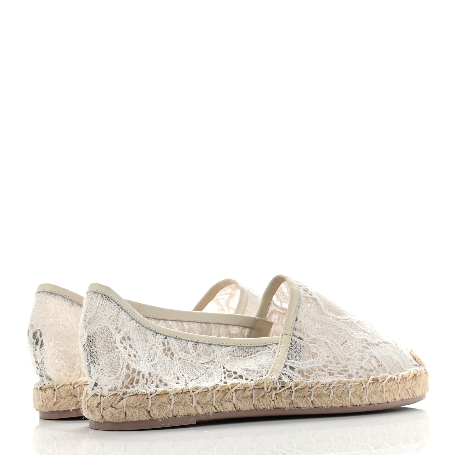 Valentino Garavani Lace Espadrilles 36 White 4 of 11