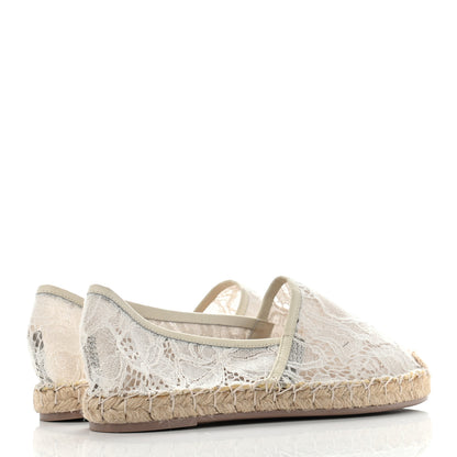 Valentino Garavani Lace Espadrilles 36 White 4 of 11