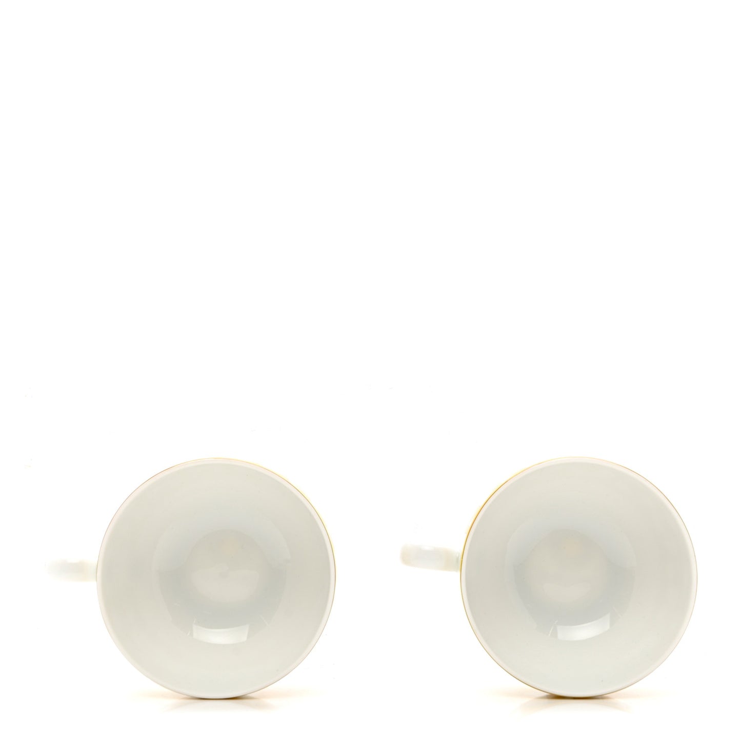 Porcelain Soleil d'Hermes Breakfast Cup And Saucer Set Of 2