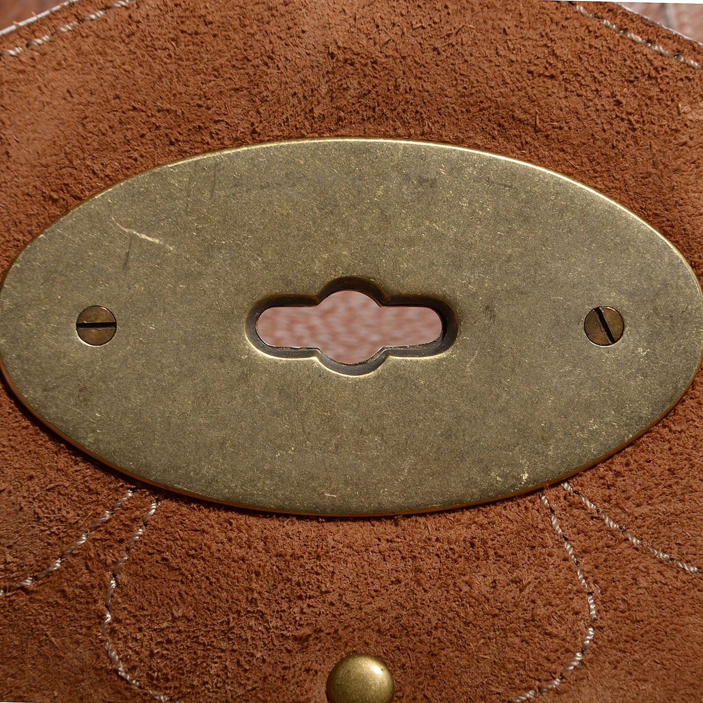 Grained Calfskin Tooled Darwin Bayswater Oak