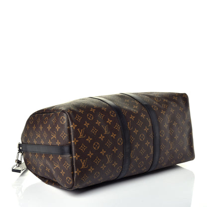 Louis Vuitton Monogram Macassar Keepall Bandouliere 45 3 of 9