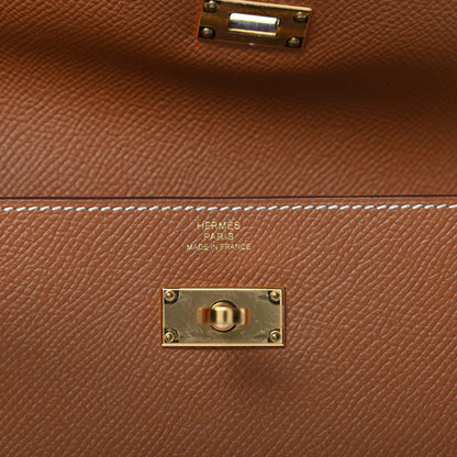 Hermes Epsom Kelly Longue Wallet Gold 6 of 6