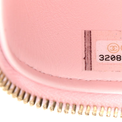 Chanel Caviar Quilted Mini Vanity Case With Chain Light Pink 6 of 8