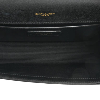 Saint Laurent Grain De Poudre Medium Classic Monogram Kate Tassel Satchel Black 5 of 14