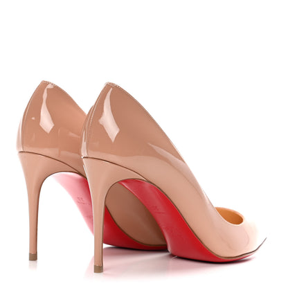 Christian Louboutin Patent Pigalle Follies 85 Pumps 38 Nude 4 of 10