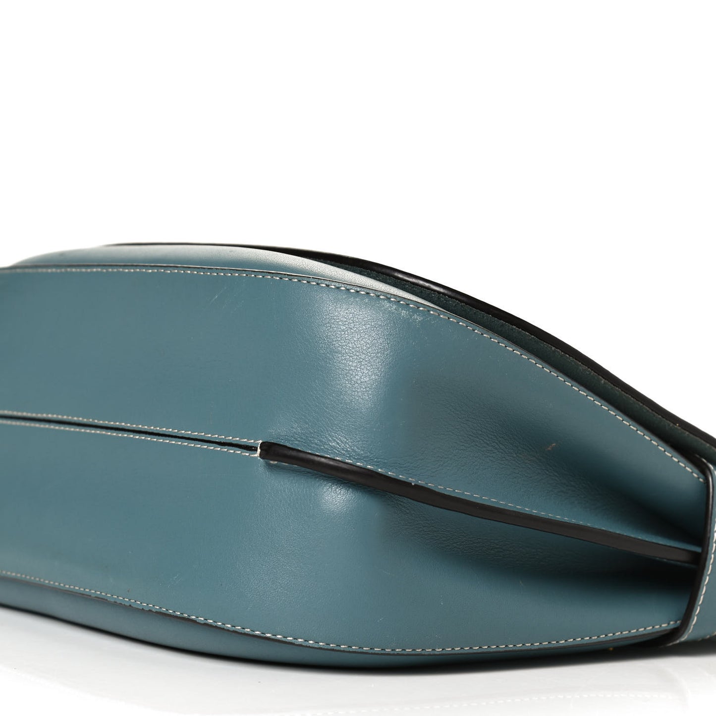 Silky Calfskin Amberley Satchel Blue