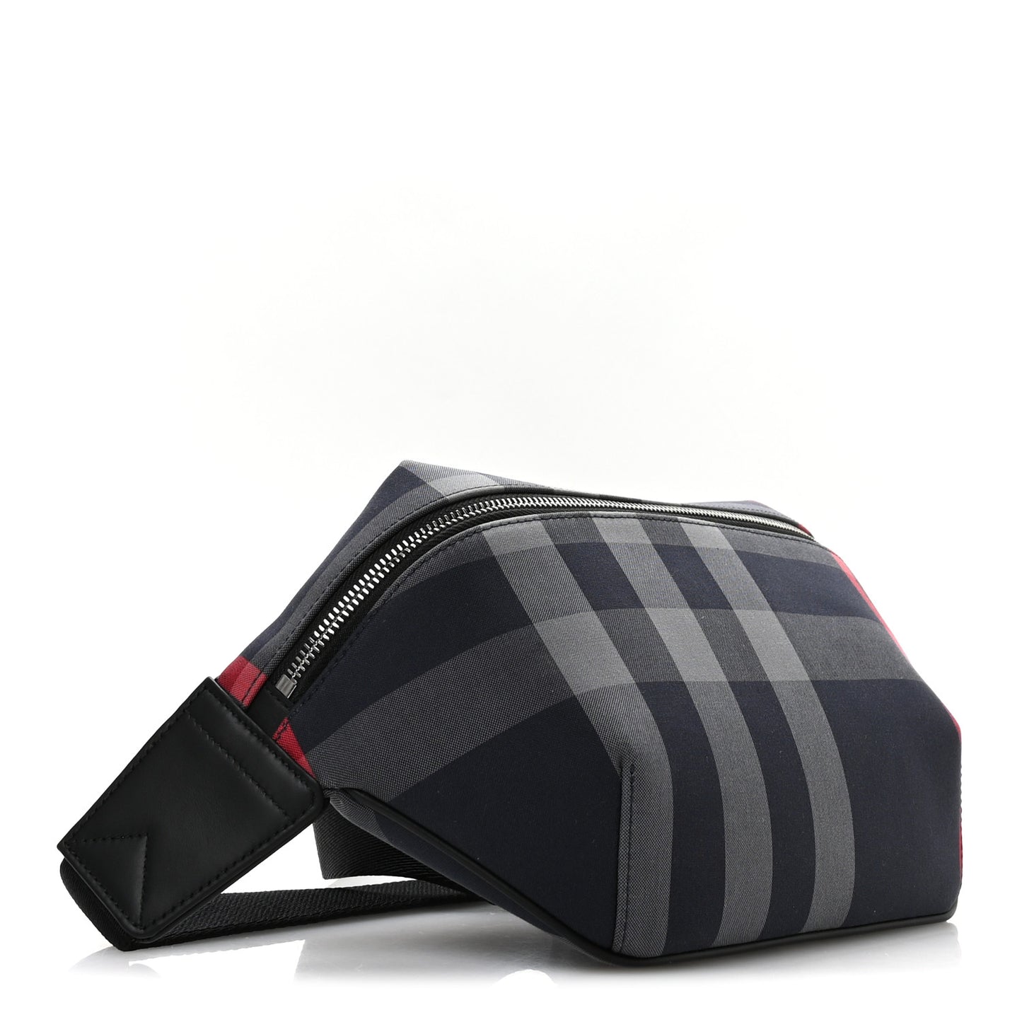 House Check Sonny Bum Bag Navy Grey