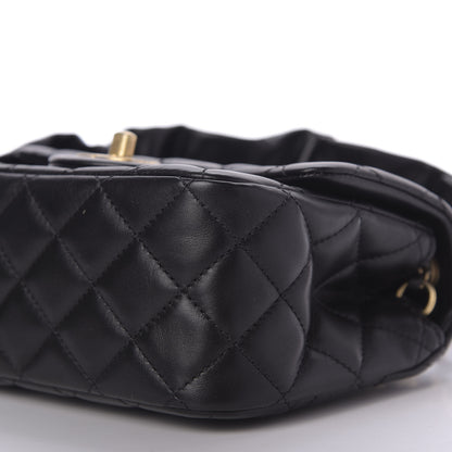 Chanel Lambskin Quilted Mini Romance Square Flap Black 7 of 10
