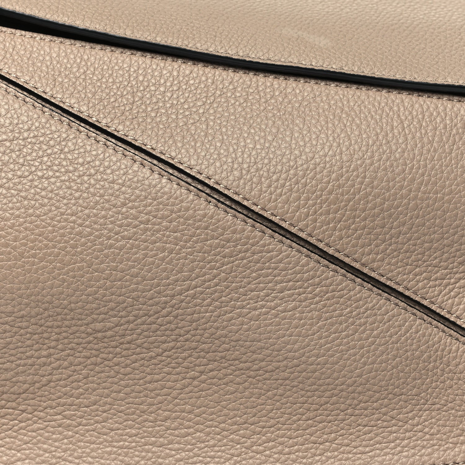 Loewe Grained Calfskin Medium Puzzle Bag Sand 7 of 9