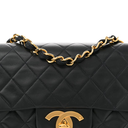 Chanel Lambskin Quilted XL Jumbo Single Flap Black 8 of 11
