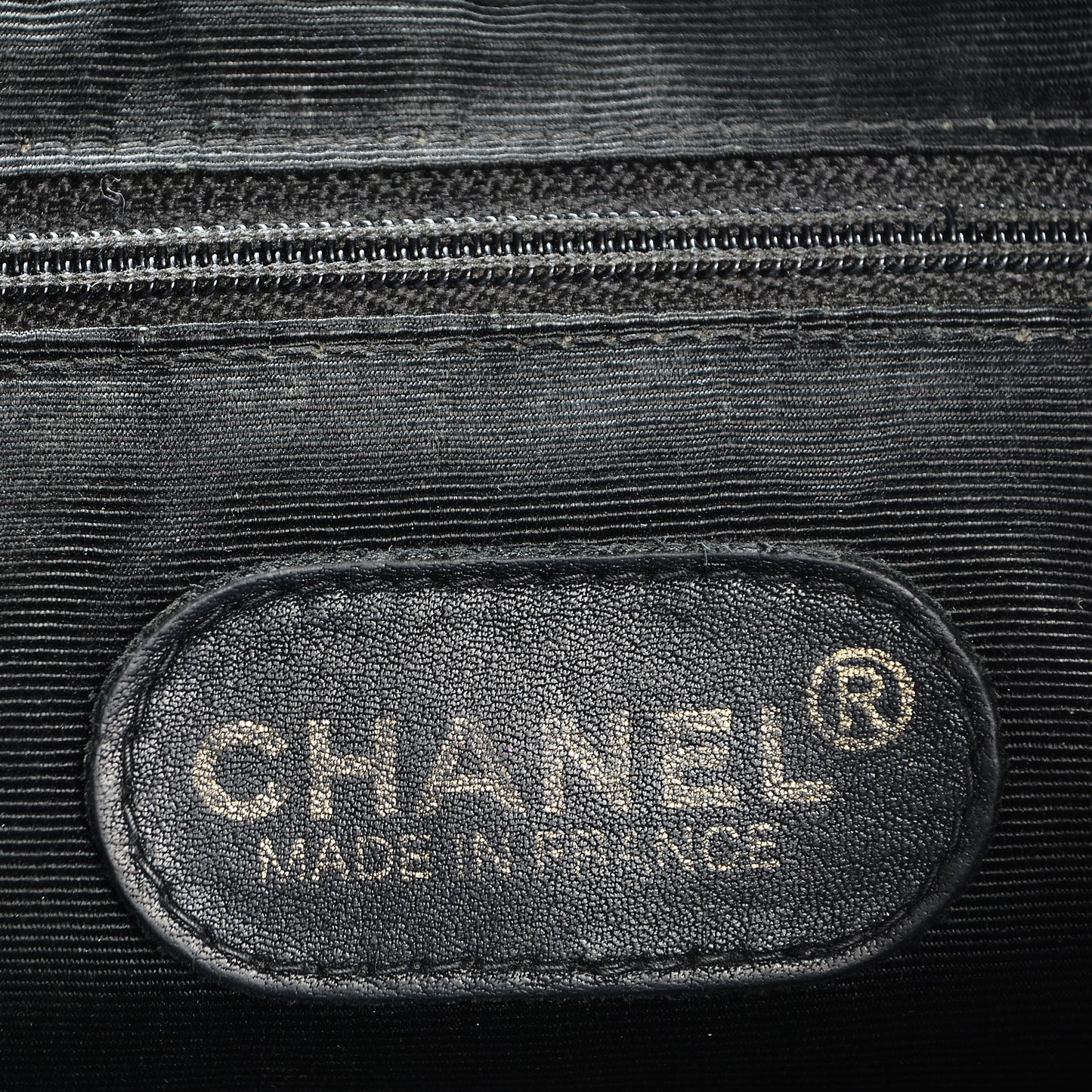 Calfskin CC Shoulder Bag Black