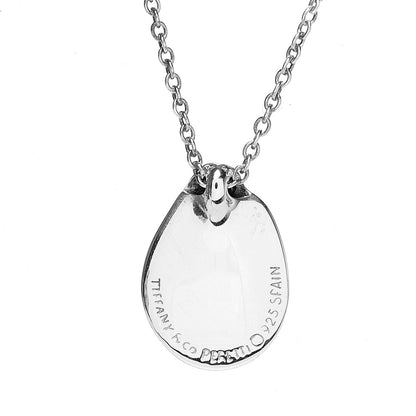 Tiffany Sterling Silver Elsa Peretti Madonna Pendant Necklace 5 of 9