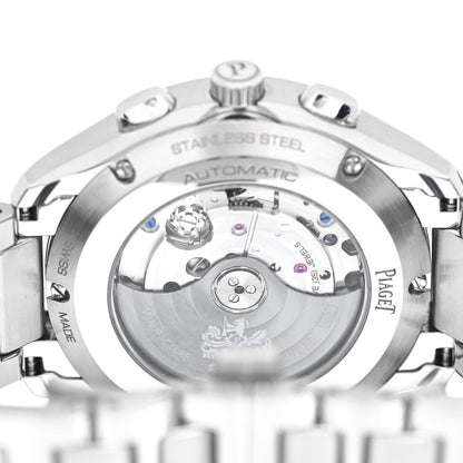 Piaget Stainless Steel 42mm Polo S Chronograph Automatic Watch Blue 4 of 5