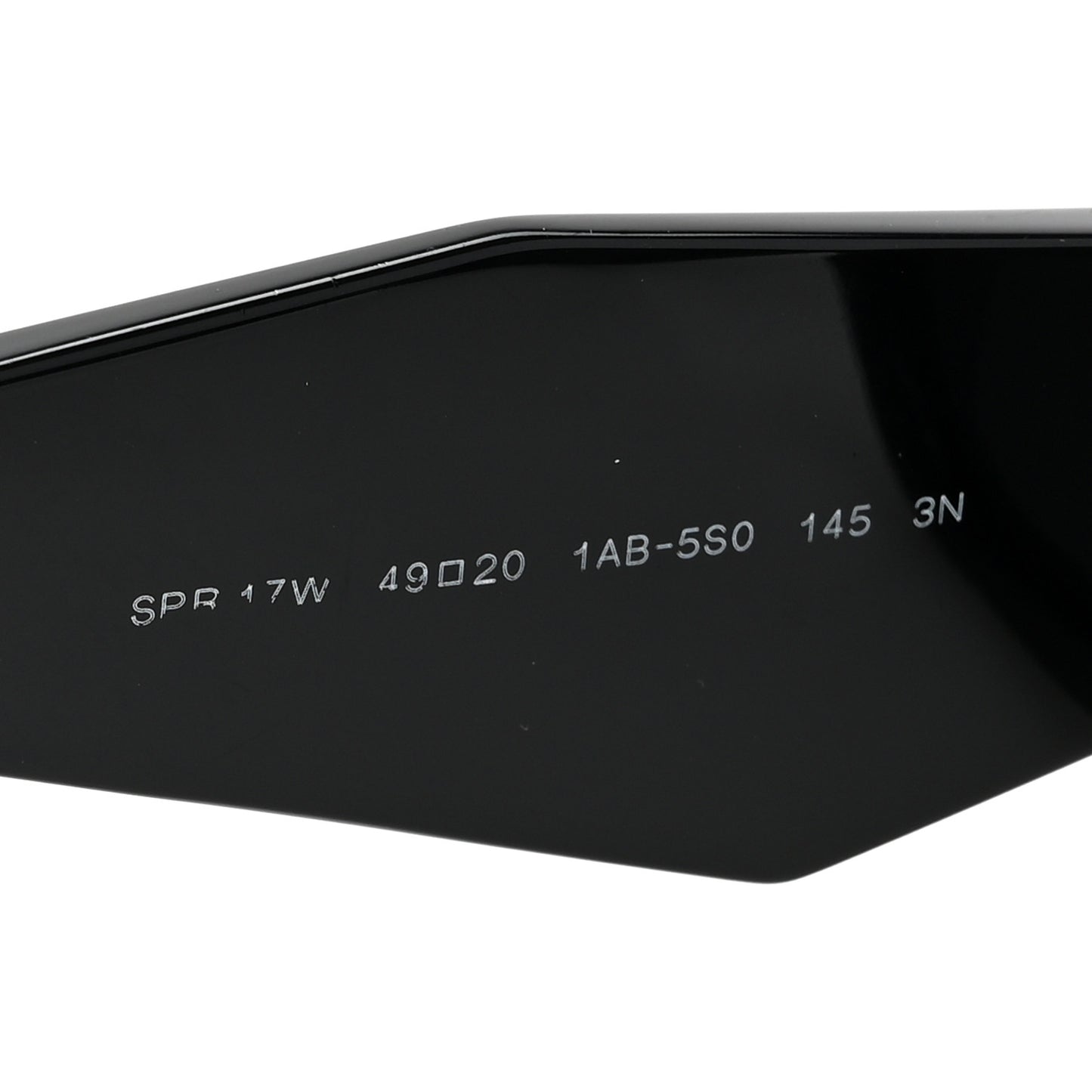 Acetate Symbole Sunglasses SPR 17W Black