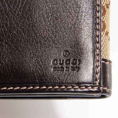 Gucci Monogram Punch Continental Flap Wallet Dark Brown 5 of 7