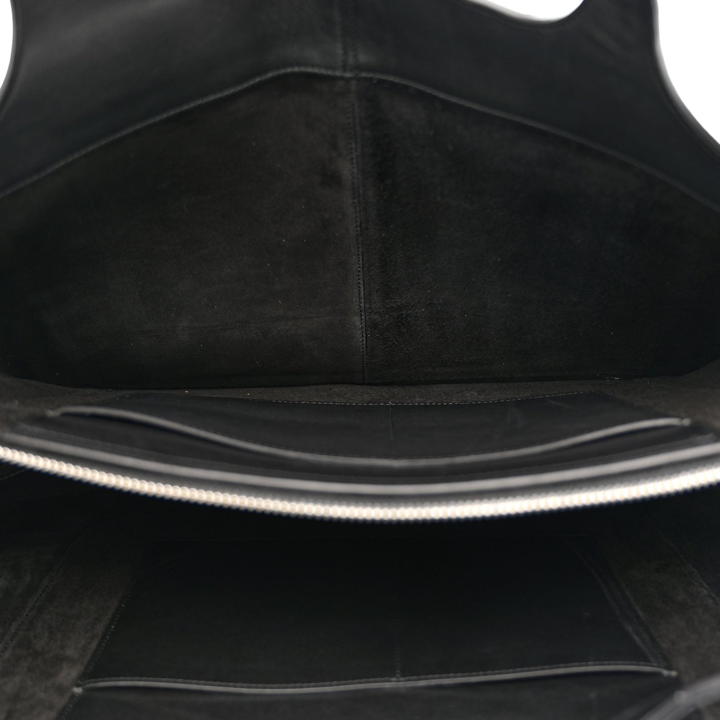 Smooth Calfskin Small Tri-Fold Bag Black