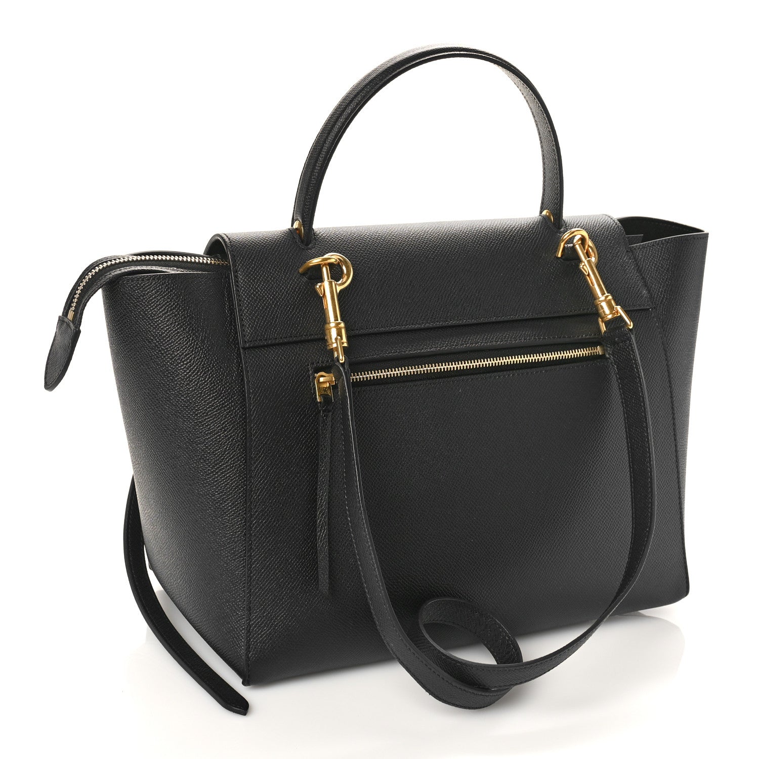 Celine Grained Calfskin Mini Belt Bag Black 3 of 7