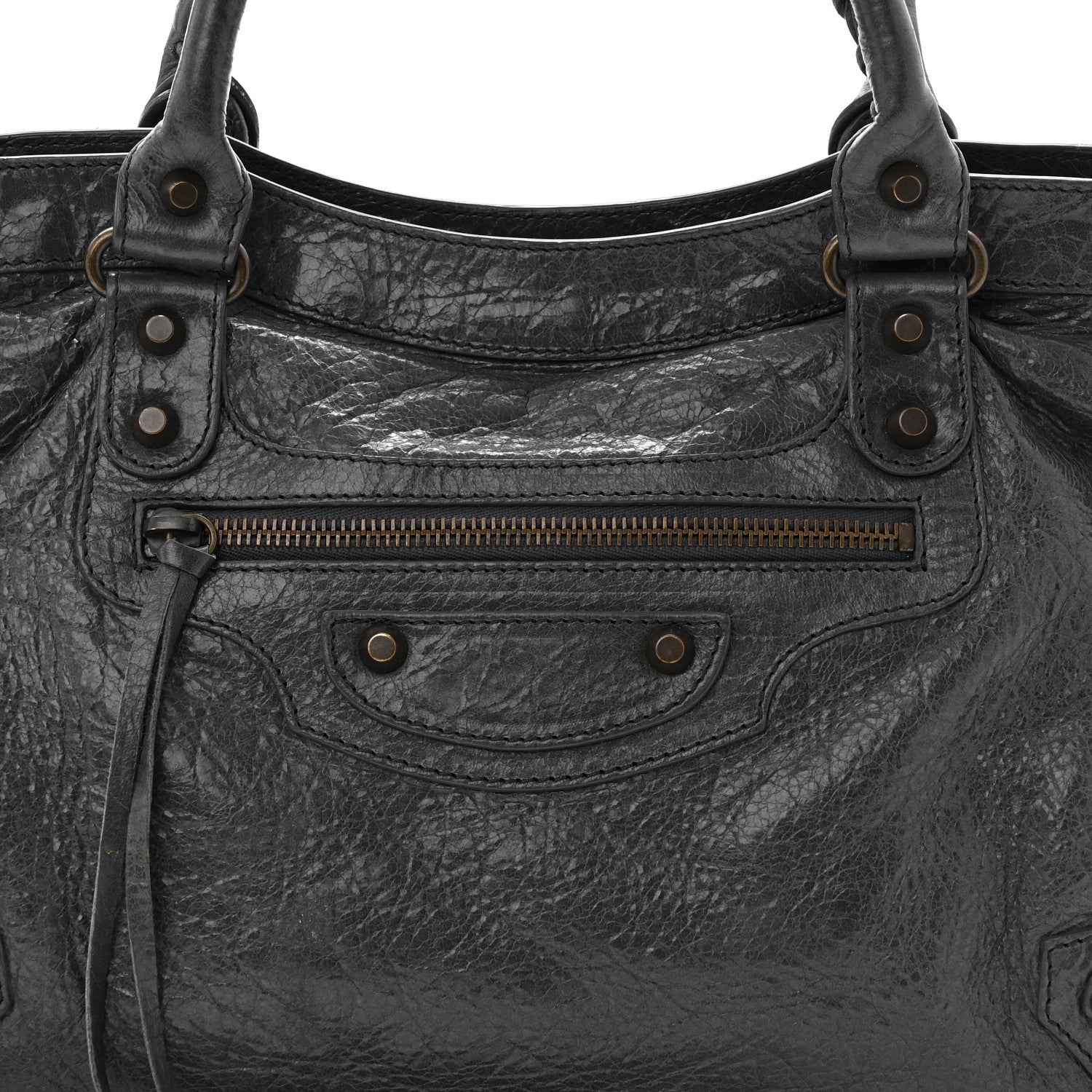 Balenciaga Agneau Classic Hardware City Anthracite 8 of 11