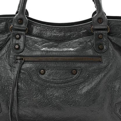 Balenciaga Agneau Classic Hardware City Anthracite 8 of 11