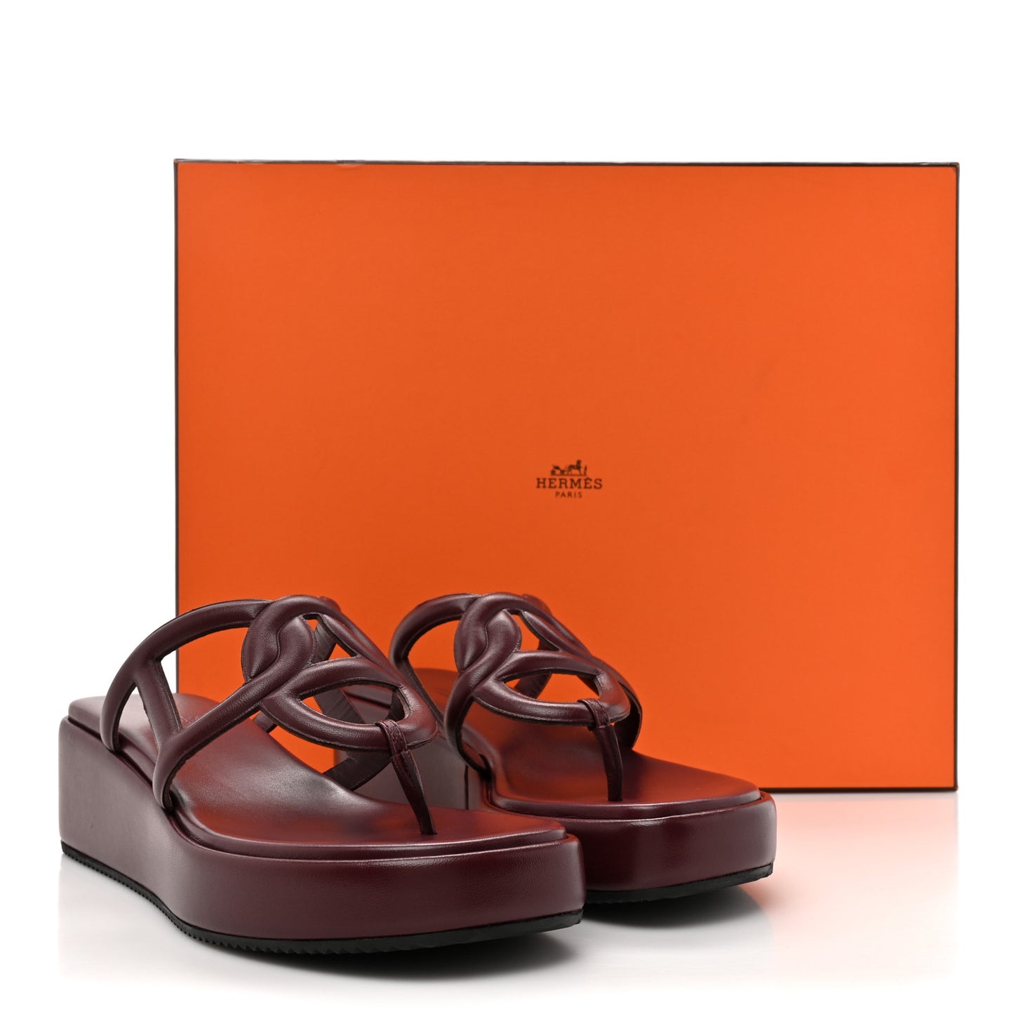 Nappa Gipsy Sandals 38 Rouge Marsala