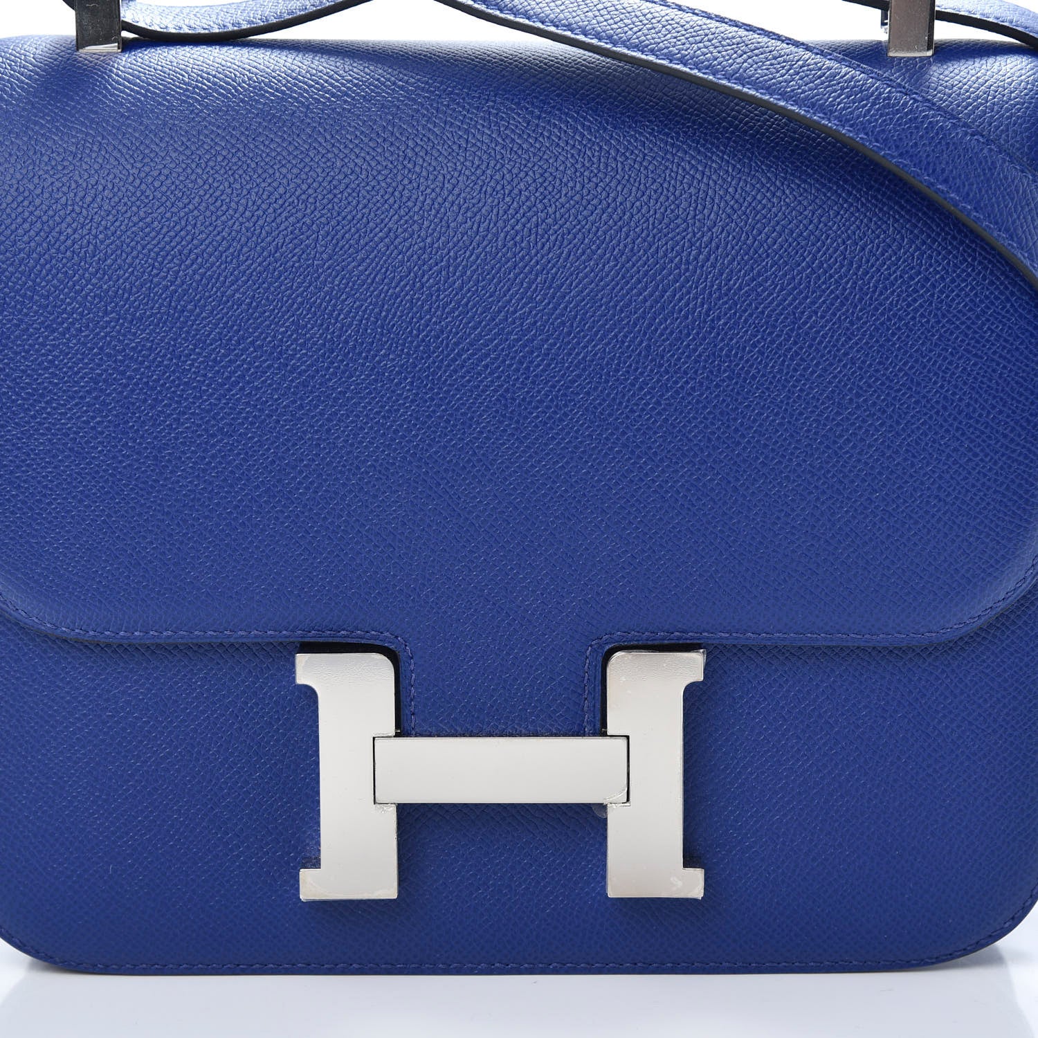 Hermes Epsom Constance 24 Bleu Electrique 20 of 24