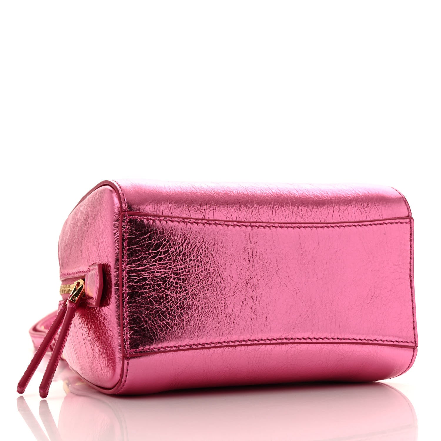 Givenchy Laminated Lambskin Micro Antigona Cube Bag Raspberry 4 of 12