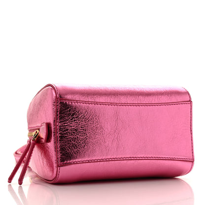 Givenchy Laminated Lambskin Micro Antigona Cube Bag Raspberry 4 of 12