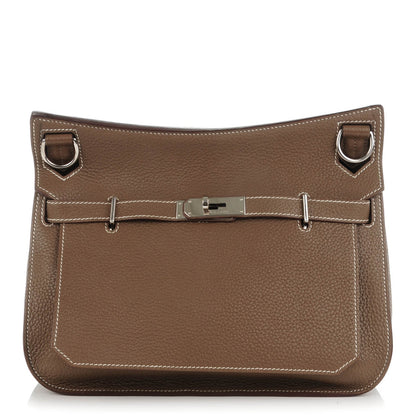 Hermes Taurillon Clemence Jypsiere 28 Etoupe 1 of 10
