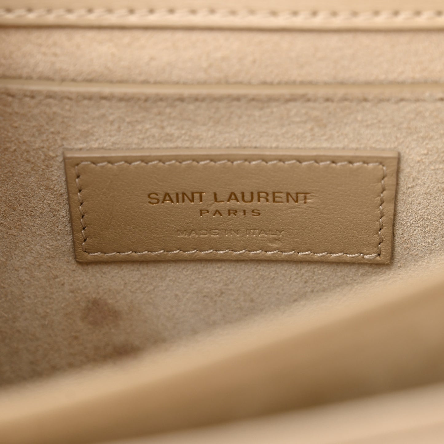 Suede Calfskin Medium Monogram Sunset Dark Beige