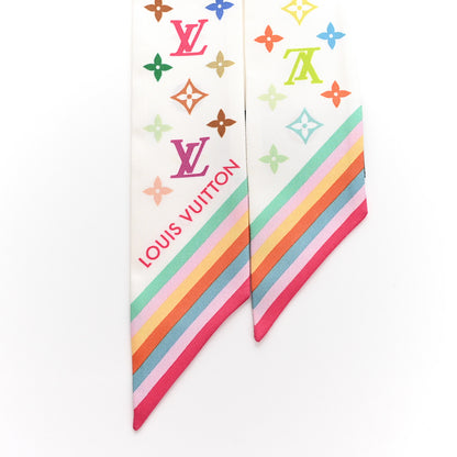 Louis Vuitton LV X TM Silk Monogram Multicolor BB Bandeau White 2 of 3