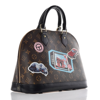 Louis Vuitton Monogram World Tour Alma PM 3 of 9