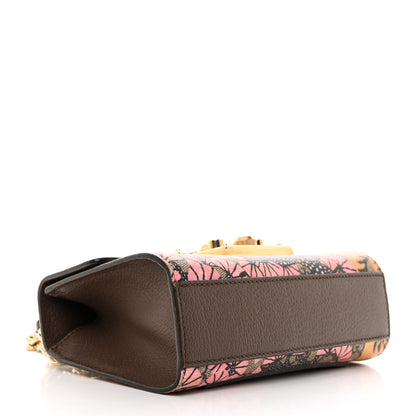 Gucci GG Supreme Monogram Bengal Small Padlock Shoulder Bag Beige Pink 4 of 13