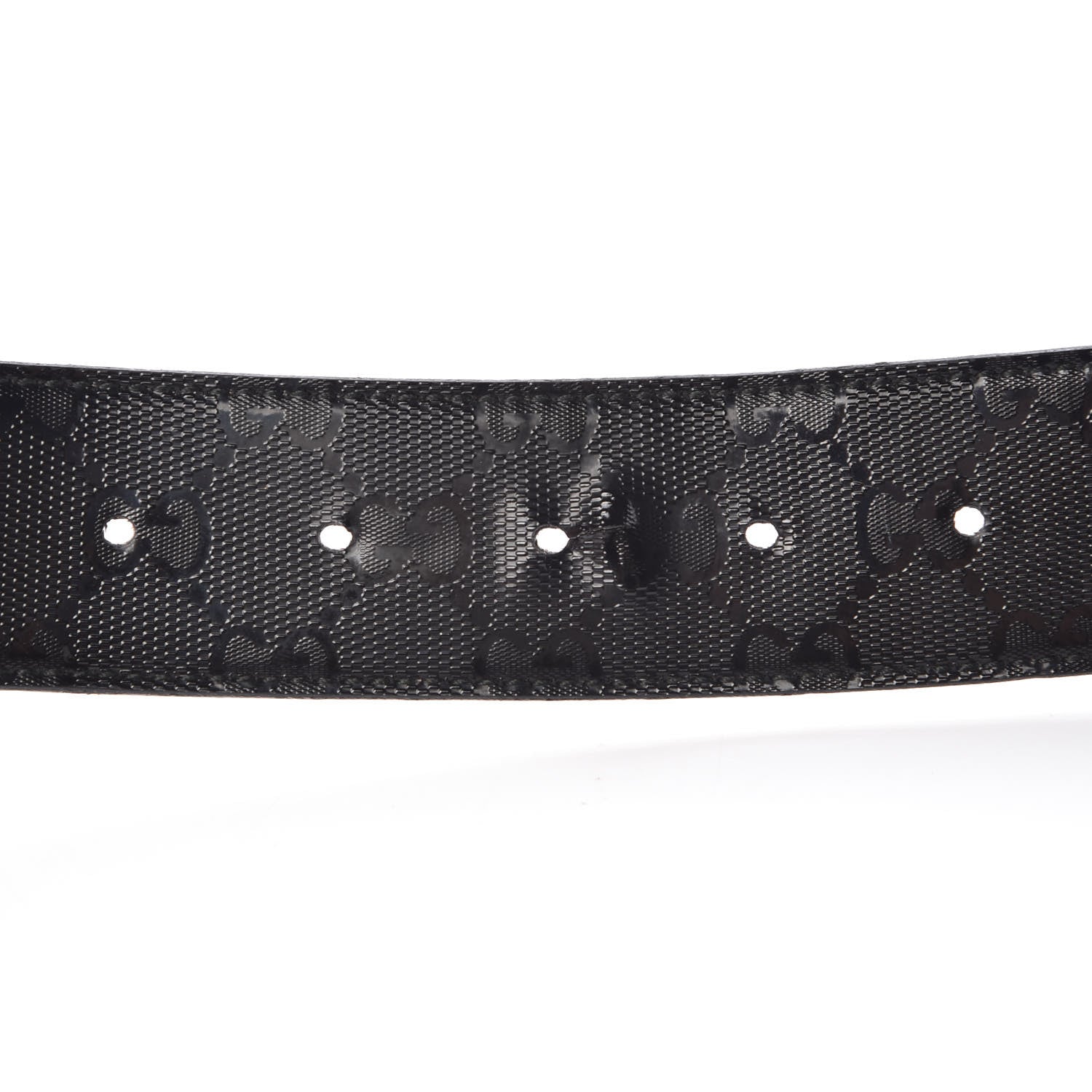 Gucci Imprime Monogram Interlocking G Belt 90 36 Black 9 of 12