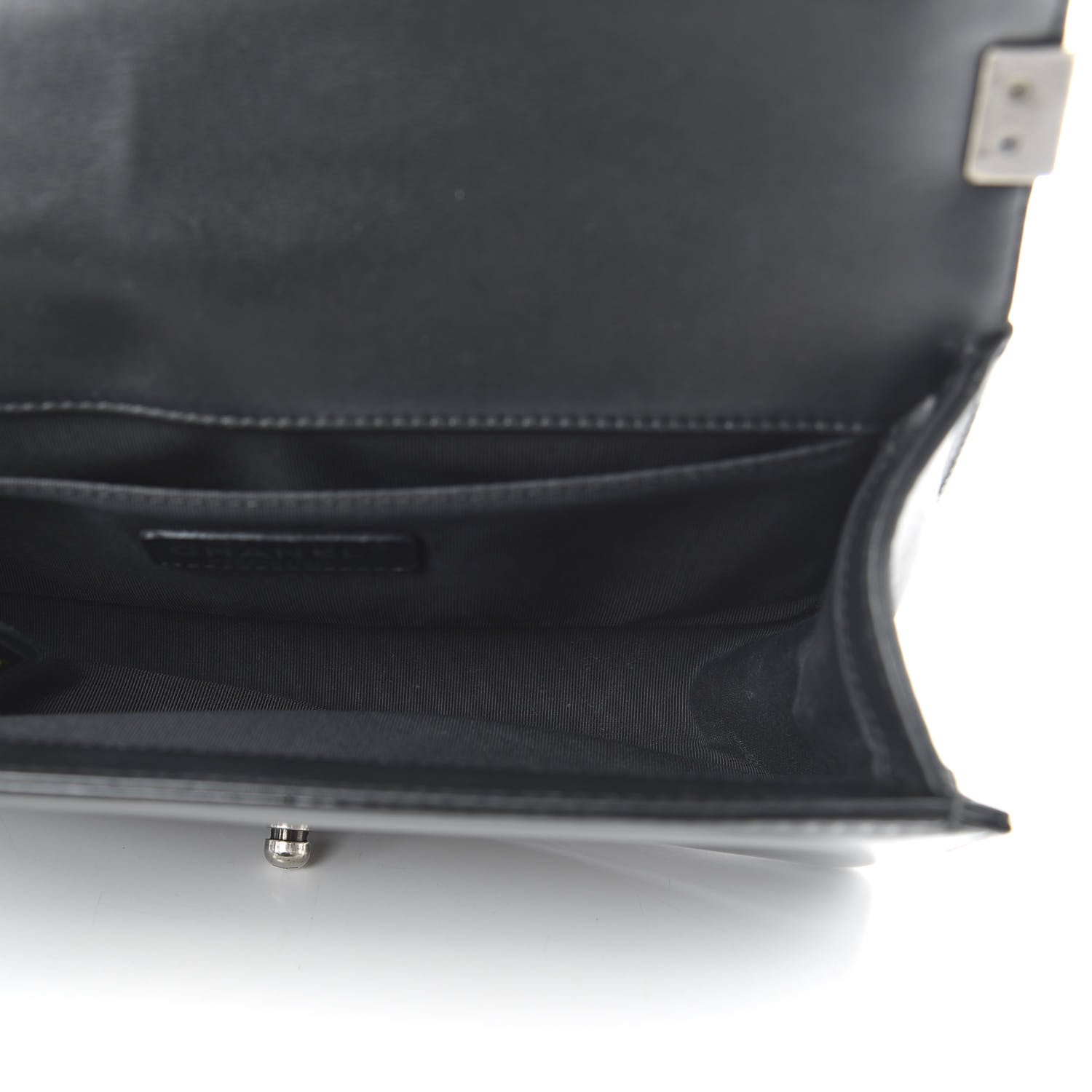 Chanel Patent Calfskin Quilted Medium Boy Flap Black 5 of 10