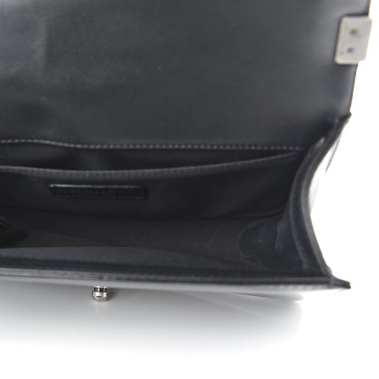 Chanel Patent Calfskin Quilted Medium Boy Flap Black 5 of 10