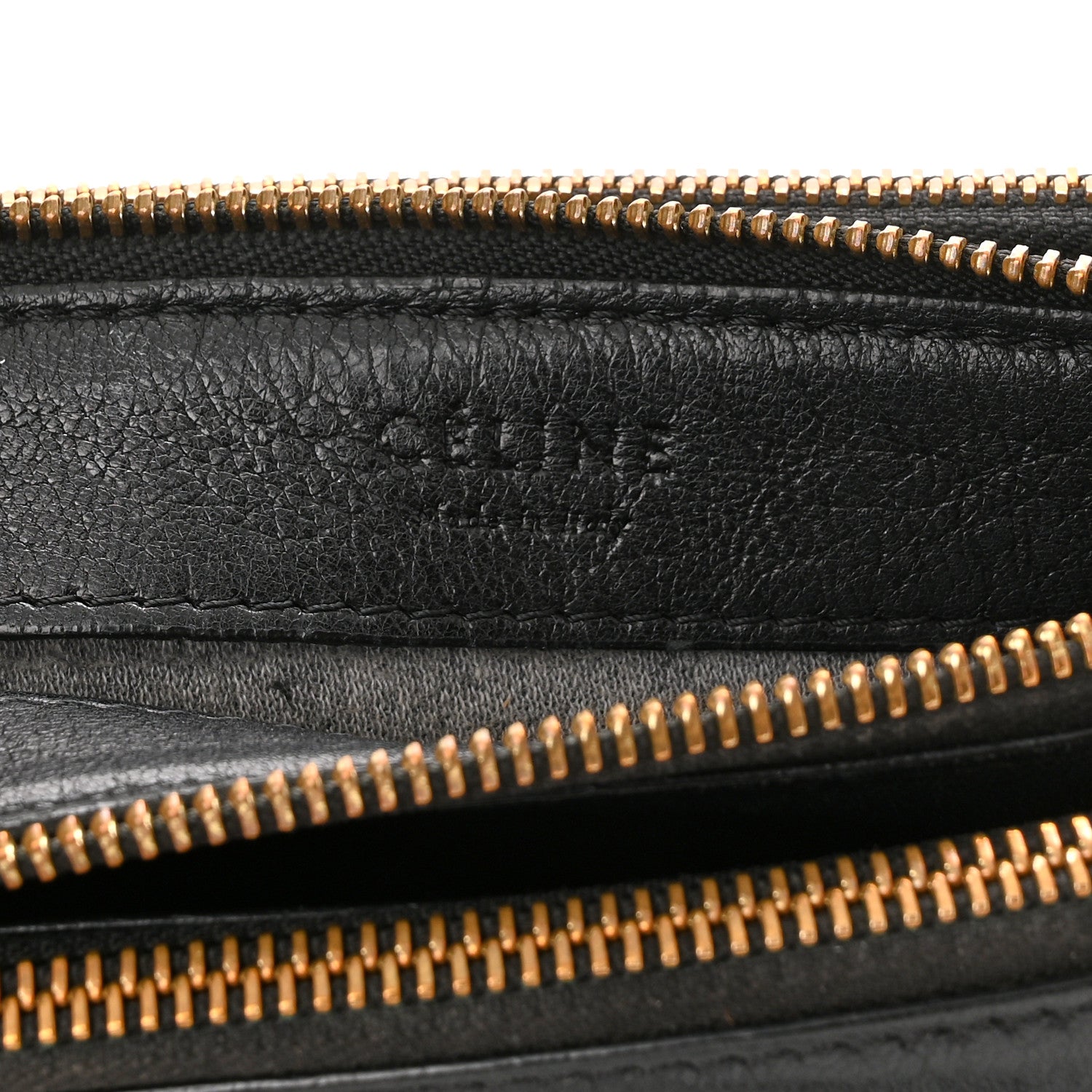 Celine Lambskin Small Trio Crossbody Bag Black 8 of 14