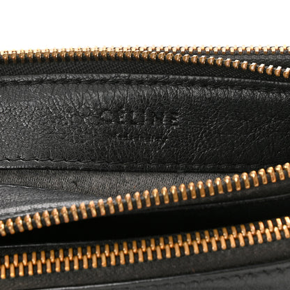 Celine Lambskin Small Trio Crossbody Bag Black 8 of 14