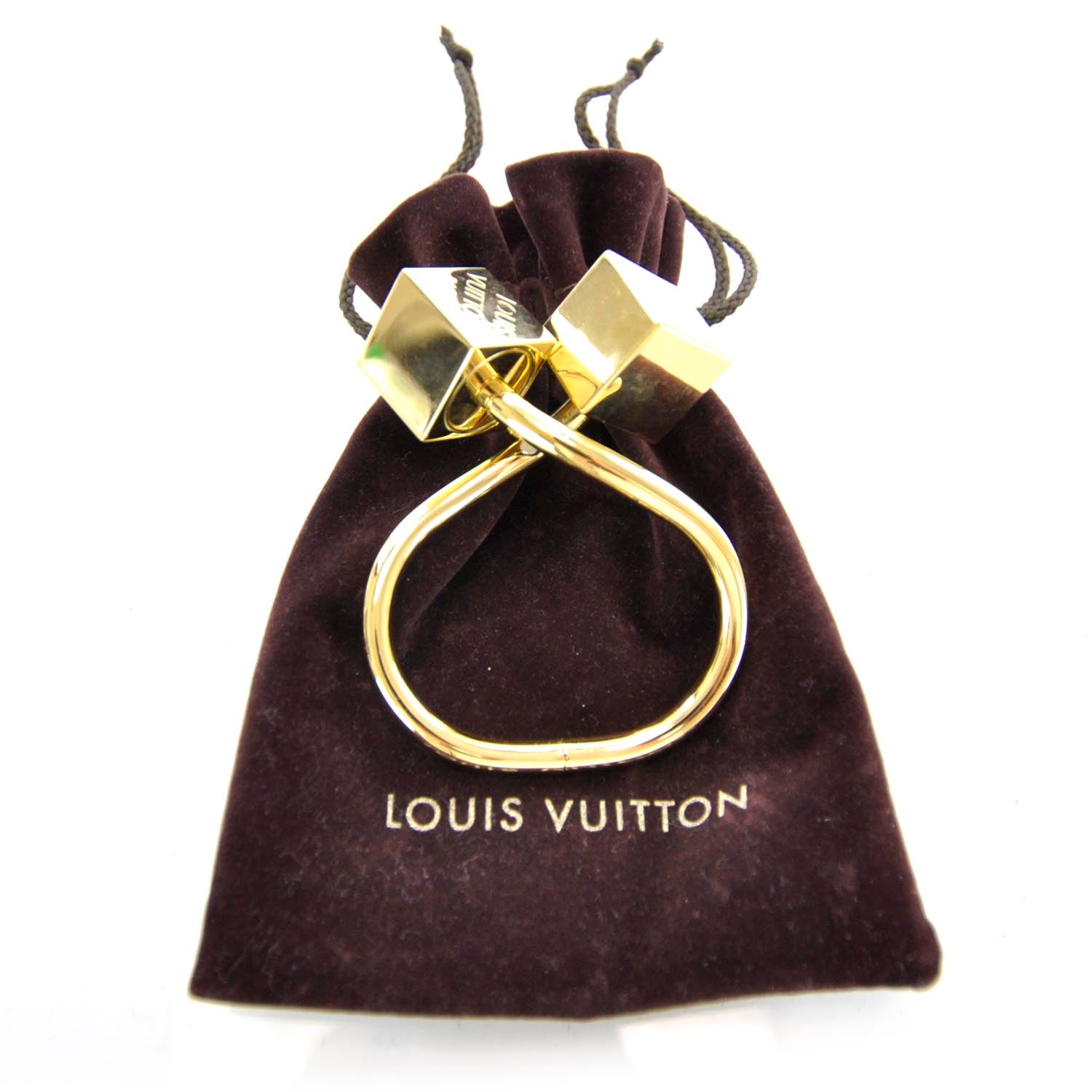 Louis Vuitton Cube Bracelet Gold 3 of 4