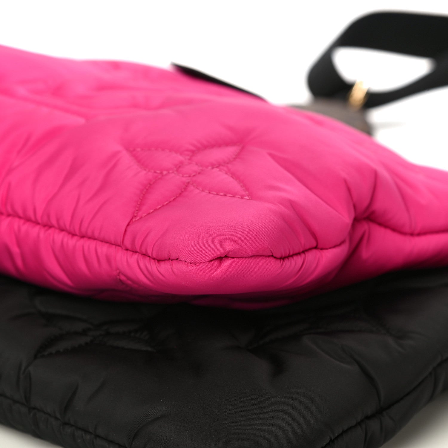 Louis Vuitton Econyl Monogram Pillow Maxi Multi Pochette Accessories Black Fuchsia 14 of 17