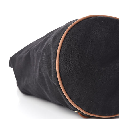 Hermes Toile Sac Polochon Black 5 of 12