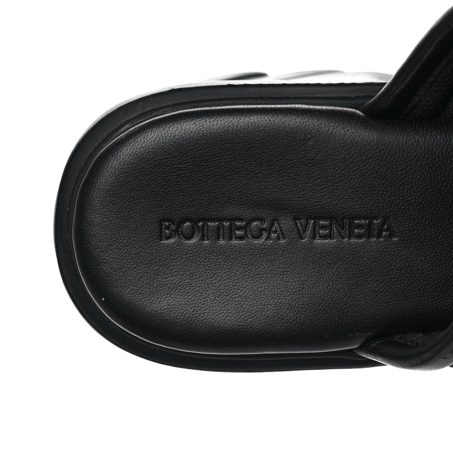 Nappa Flash 80mm Sandals 38 Black