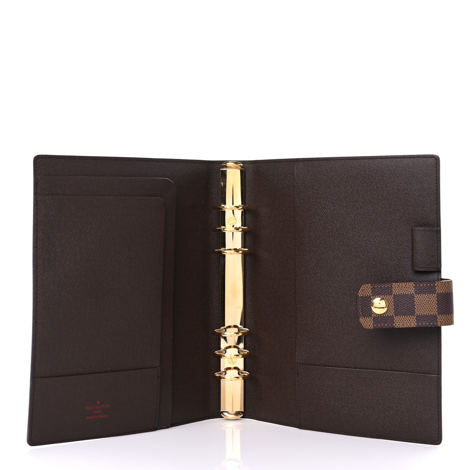 Louis Vuitton Damier Ebene Large Ring Agenda Cover 5 of 8