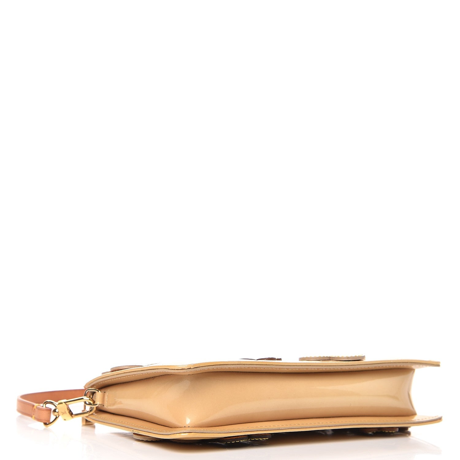 Louis Vuitton Vernis Lexington Fleurs Pochette Beige 4 of 8