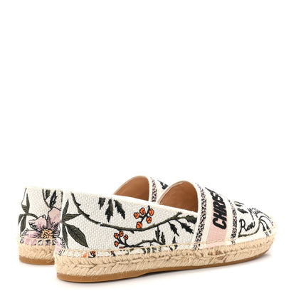 Christian Dior Embroidered Mille Fleurs Granville Espadrille 40 Multicolor 5 of 10